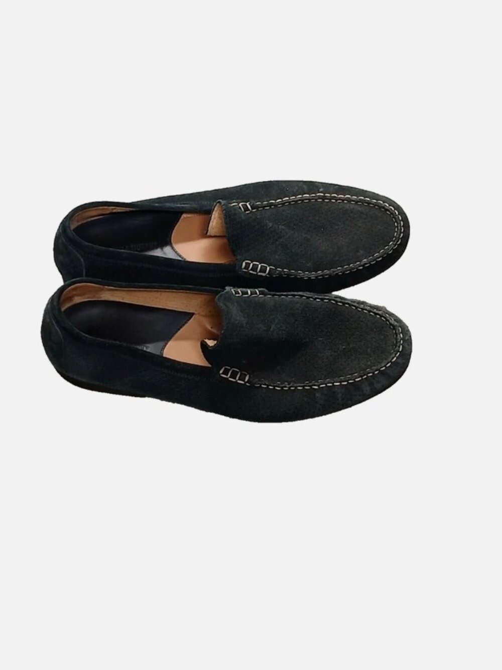 Johnston & Murphy Men's Dark Grey Suede Loafers Size 11.5